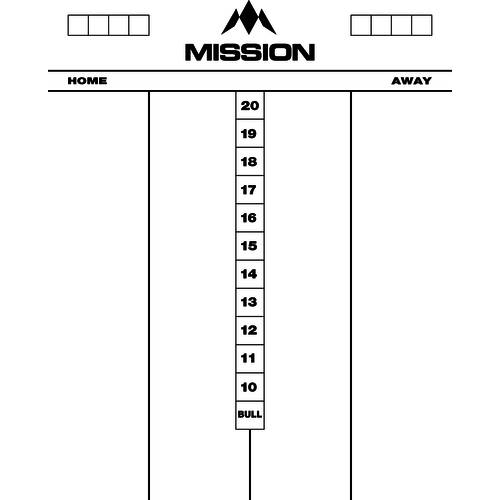 MISSION WHITEBOARD CRICKET - 50X40 CM