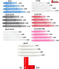 L-STYLE SHAFT STRAIGHT CLEAR BLUE