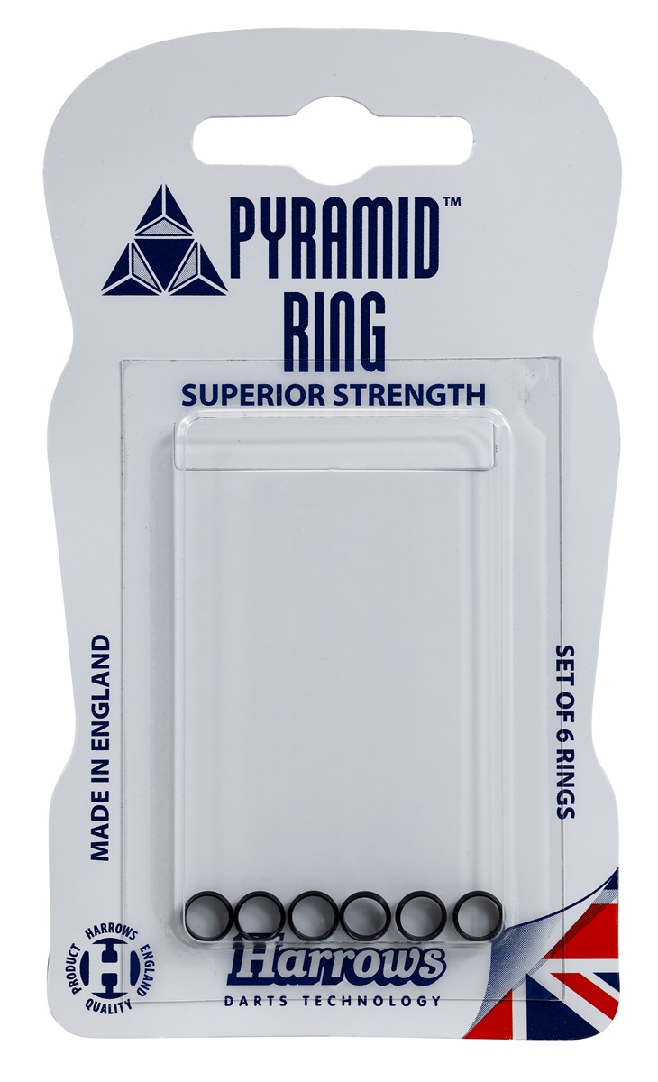 Shaft Pyramid Rings - Black